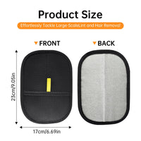 INABULETWO 1 Pcs Pet Hair Removal Gloves Brush, Reusable Cat Dog Electrostatic Hair Remover Grooming Glove Tool